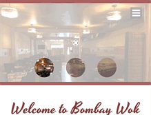 Tablet Screenshot of bombaywok.com